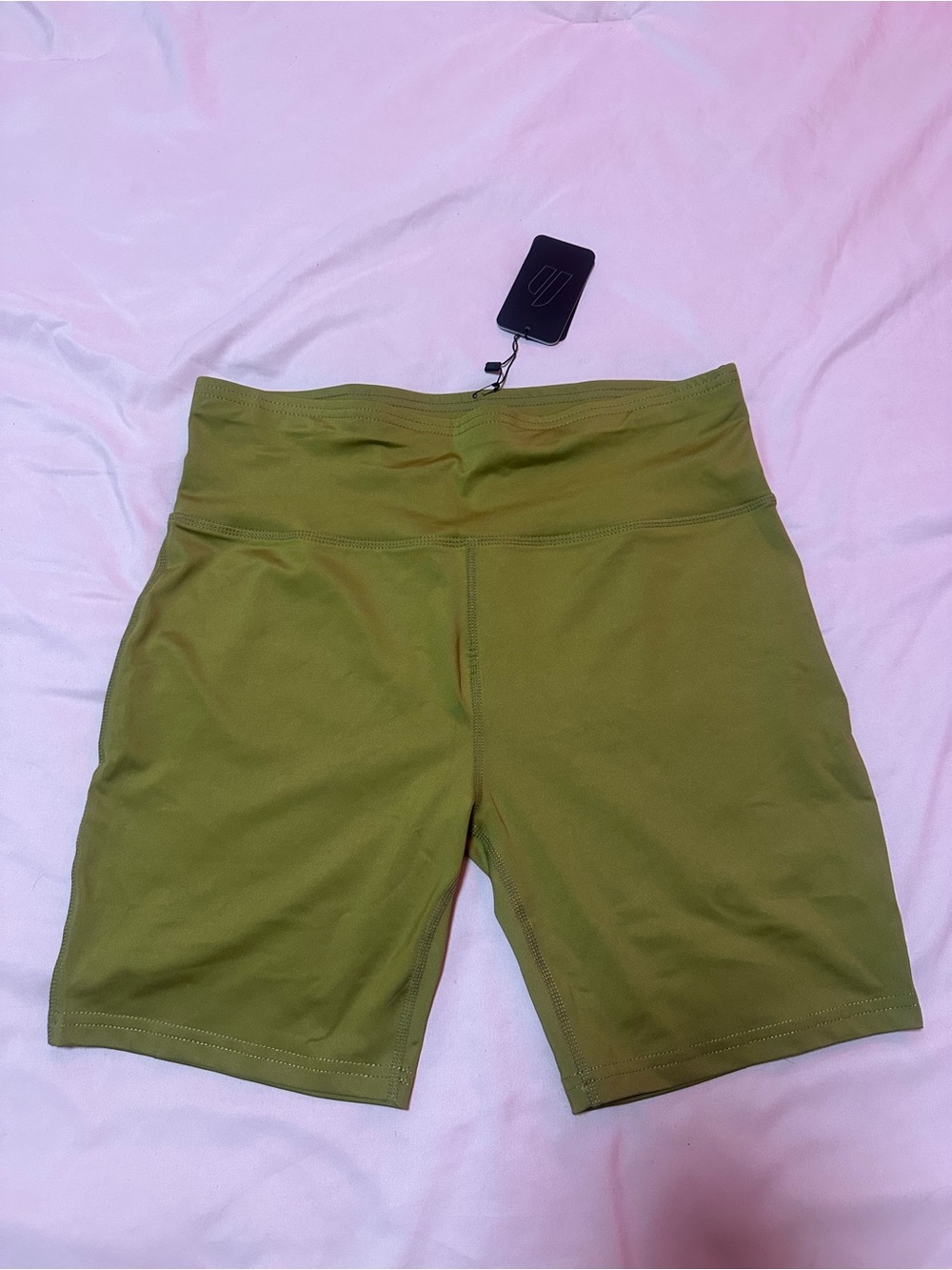 NWT Olive Green Women’s Athletic Bike Shorts